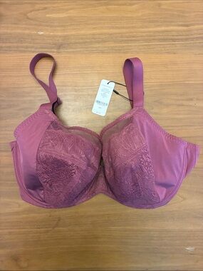 34J Understance Paige Flexwire Lightly Padded Bra Raspberry